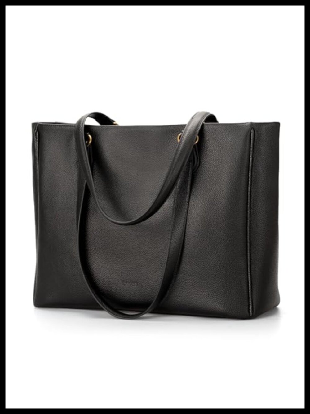 Genuine Leather Work Tote Bag Women Laptop Purse Handbags